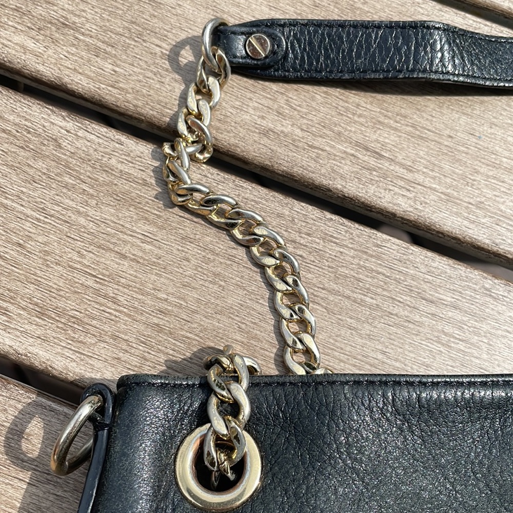 Michael Kors Black Leather Purse - Picture 4 of 10